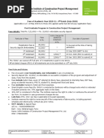 PGP July 2020 Batch Fee Structure Wef 11 05