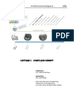 Lecture 2. Portland Cement: CIV-E2020 Concrete Technology (5 CR)