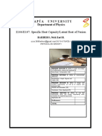 E106/E107: Specific Heat Capacity/Latent Heat of Fusion: BARBERO, Nick Earl B