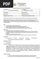 New Meal Management Syllabus 2019 - 2020