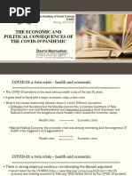 The Economic and Political Consequences of The COVID-19 Pandemic - CASS Lecture