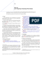 Solvent Cements For Poly (Vinyl Chloride) (PVC) Plastic Piping Systems