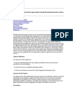 Chapter 5: Identifying Market Opportunities Through Marketing Information Systems and Research