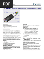 SL Series Compact Loose Central Tube Fiberoptic Cable