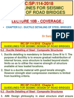 Lecture 10 (B) - DR S K Garg On Ductile Detailing of Steel Bridges