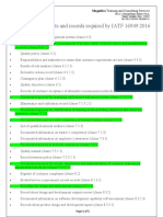 Required Documents For IATF - 16949