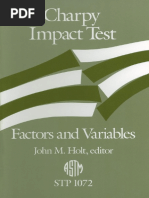 Charpy Impact Test - STP 1072