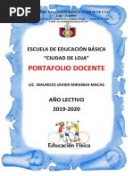 Portafolio Docente 2019-2020