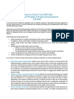 Preparing For School Year 2020-2021: Instructional Principles & Programming Guidance Fall 2020