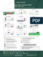 Calendario Escolar BASICA 2020-2021