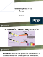 Propiedades Ópticas de Los Lentes