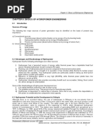 Chapter 6: Basics of Hydropower Engineering