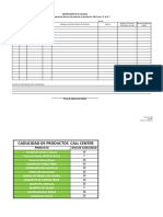 Formato de Rechazos y Materia Extraña