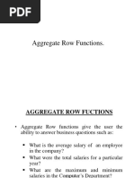 SQL Aggregate Functions PDF