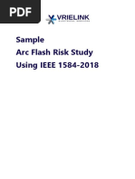 Sample Arc Flash Risk Study Using IEEE 1584-2018