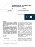 Calculation of Lightning Flashovers and Backflash Level ON 230Kv Transmission Lines