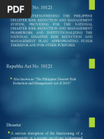 Republic Act 10121