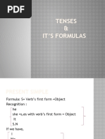 Tenses N Formulas