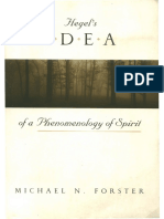 Michael Forster, Hegel's Idea of A Phenomenology of Spirit PDF