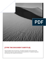 Type The Document Subtitle