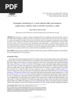 Dynamics Modeling of A Semi-Submersible Autonomous