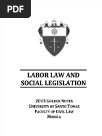 Golden Notes - Labor Law PDF