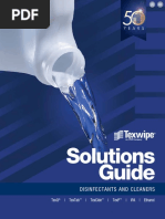 Solutions Guide: Disinfectants and Cleaners