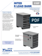 Mosebach's Pad-Mounted Load Bank, The X100P Family