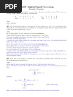 EE338-Digital Signal Processing: Tutorial 2 Solutions