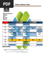 Mapa de Actividades Semanais Manutenção