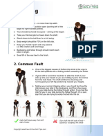 Golf Chipping-Checkpoints