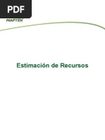 Estimacion de Recursos (Kriging en Vulcan)