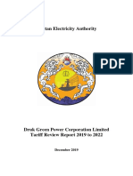 DGPC Tariff Review Report 2019 2022