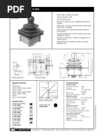 JOYSTICK MS-A2, 2-Axis: No.: 1.004.9000 No.: 1.004.9001