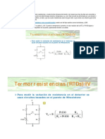 Puente Wheatstone y Aplicaciones NTC - PTC