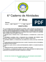 6 º Caderno 4º ANO