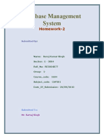 Database Management System: Homework-2