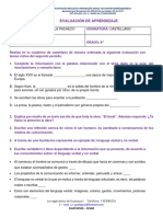 Castellano Evaluacion 9°