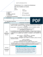 Sesion de Aprendizaje PDF