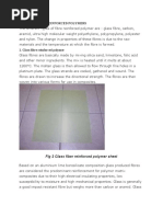 Types of Fibre Reinforced Polymers