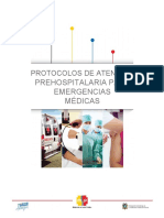 Protocolos de Atención Prehospitalaria para Emergencias Médicas