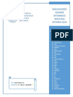 Indicaciones Examen Medicina Interna 