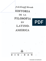 KEMPFF, Manfredo. Historia de La Filosofía en Latinoamérica