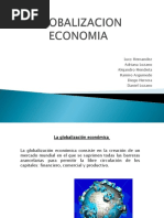 GLOBALIZACION ECONOMIA Def