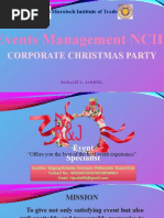 Microtech Institute of Trade: Events Management NCIII