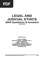 BAR Q&A Legal Ethics