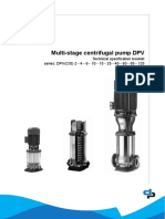 DPV 50 HZ Vertical Pumps Technical Data