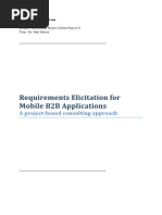 Requirements Elicitation For Mobile B2B Applications: A Project-Based Consulting Approach