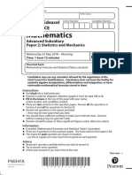 8MA0 - 02 Statistics and Mechanicshdfhdfhdfhdfh