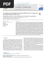 An Investigation of Bus Rapid Transit System (BRT) Based On Economic and Air Pollution Analysis (Tehran, Iran)